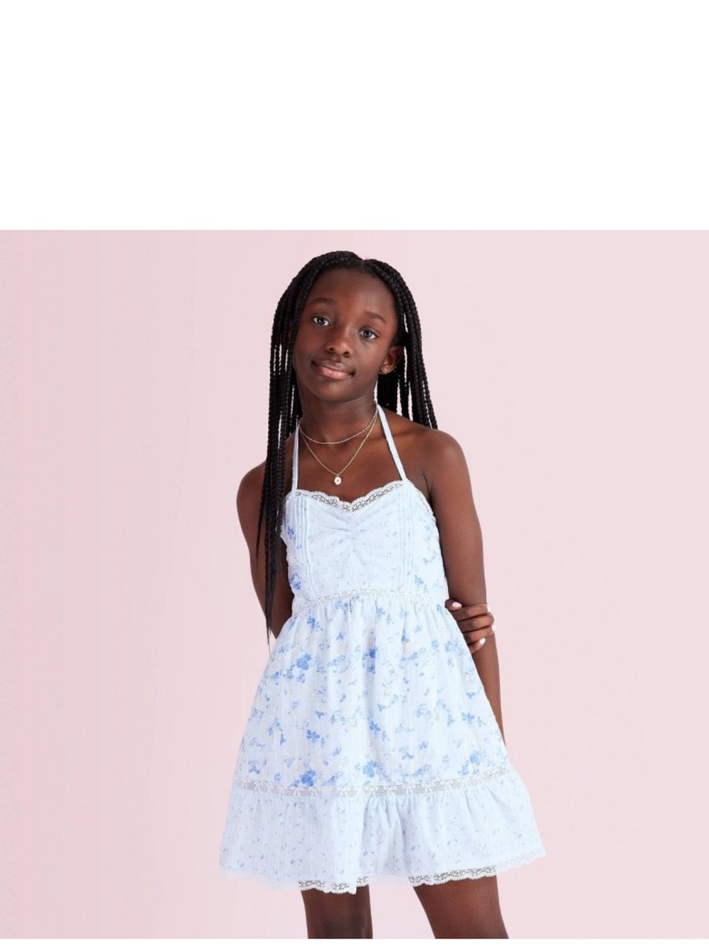 Annabelle Budding Florals Halter Dress from LoveShackFancy x Target. (Girls 14)